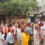 परशुराम जयंती पर भव्य शोभायात्रा, हिंदू जागरण मंच ने किया पुष्प वर्षा से स्वागत