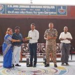 सम्मानित होकर डोंगरगढ़ लौटे उप प्राचार्य संजय कुमार मंडल, नवोदय विद्यालय में किए कई विकास कार्य